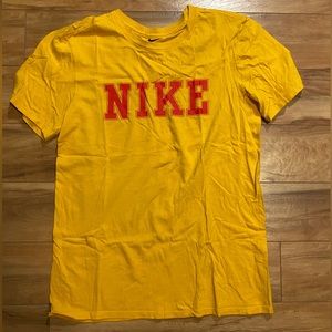 Unisex Yellow & Red Nike Tee